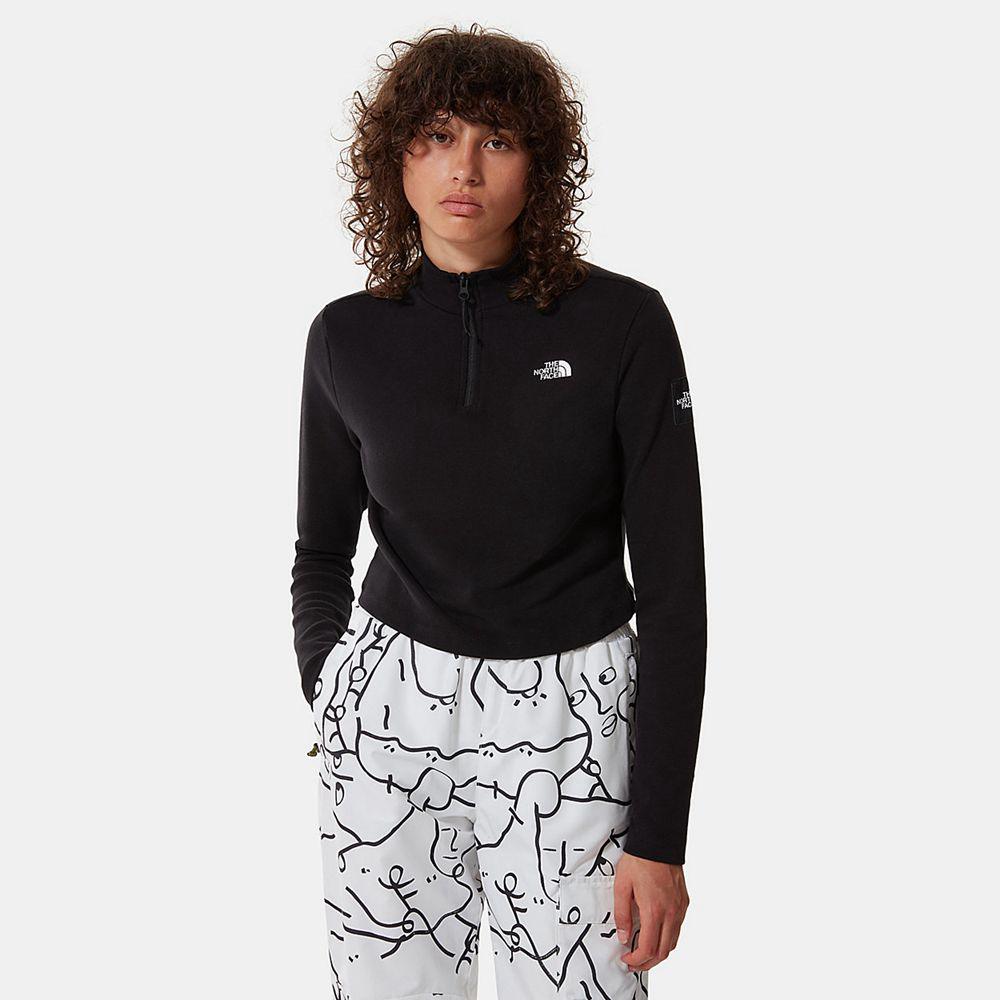 The North Face Mtn Archives Γυναικεια Μπλούζα Με Μακρύ Μανίκι - Μαυρα (IZWU49073)